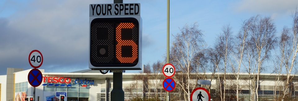 Pole Mounted Speed Display